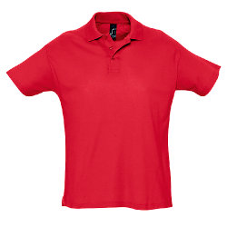 Рубашка поло мужская SUMMER II 170  (красный)